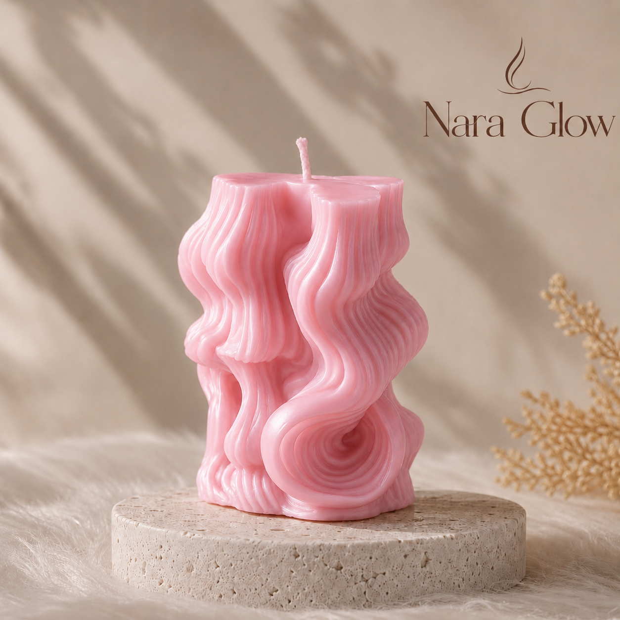 Nara Glow Sculpt Candle
