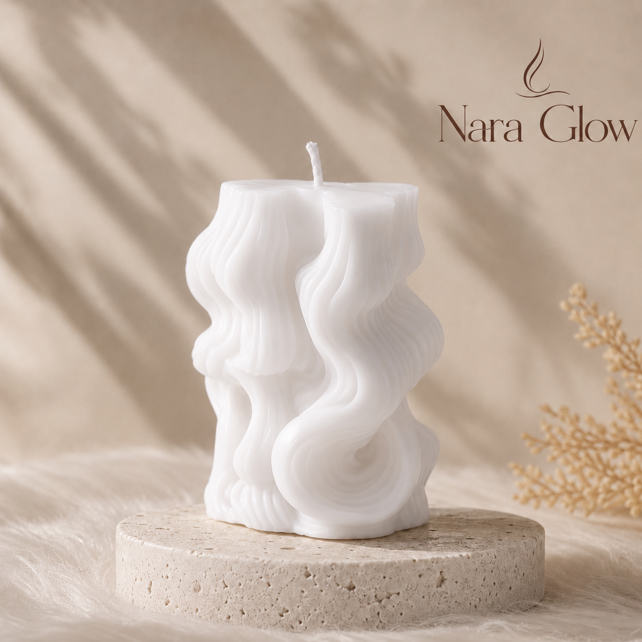 Nara Glow Sculpt Candle